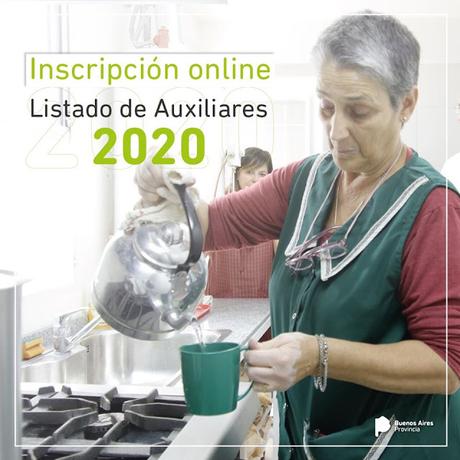Listado de auxiliares 2020. Provincia de Buenos Aires