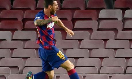 Con Messi como figura, Barcelona le ganó a Napoli y clasificó a cuartos de final