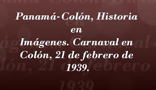El Carnaval de la Ciudad de Colón en 1939