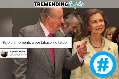 La “huida” del rey emérito, Juan Carlos I, un autoexiliado de lujo.