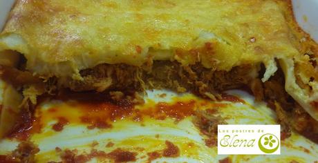 Canelones de pollo Canelones de pollo