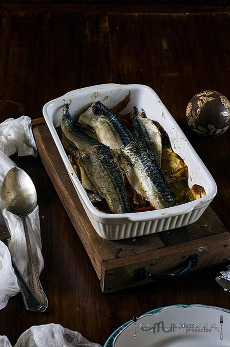 ingredientes y preparación de caballa al horno RECETA SENCILLA DE CABALLA AL HORNO