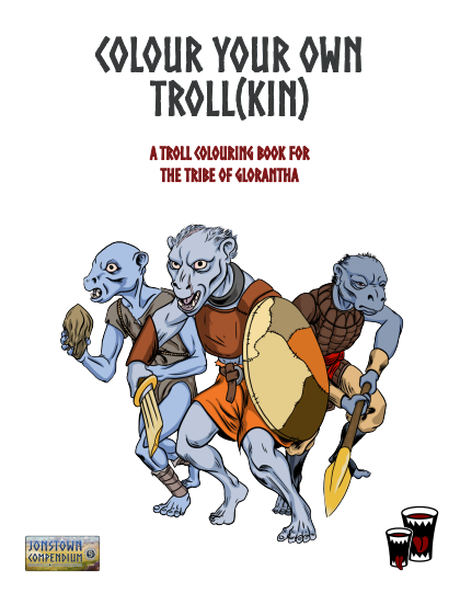 Colour Your Own Troll(kin), de Beer With Teeth y Kristi Herbert, para Runequest