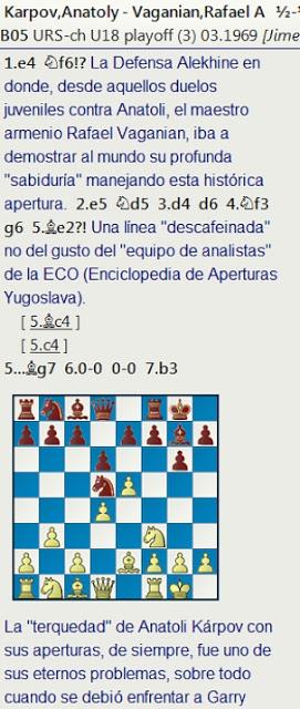 La tercera ronda de Kárpov en el Match-Torneo Juvenil de Leningrado, 1969 La tercera ronda de Kárpov en el Match-Torneo Juvenil de Leningrado, 1969