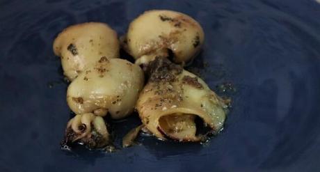 Receta terminada de chipirones en Thermomix