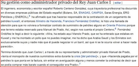 Juan Carlos I ya cobraba comisiones del las petroleras árabes durante la transición Juan Carlos I ya cobraba comisiones del las petroleras árabes durante la transición