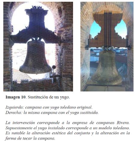 El Campanario y los Toques de la Iglesia Parroquial de La Puebla de Almoradiel, Toledo