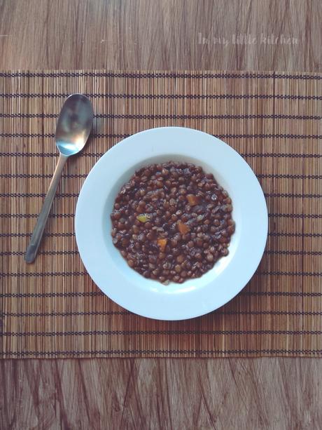 Asaltablogs imprevisible- Lentejas en crockpot