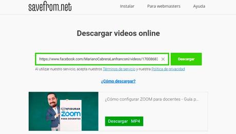 30 webs para descargar videos gratis de Redes Sociales – Tik Tok, Facebook y Youtube