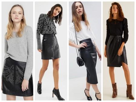 Pegadas Faldas Cortas Cruzadas