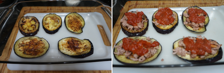 Milhojas de berenjenas Milhojas de berenjenas