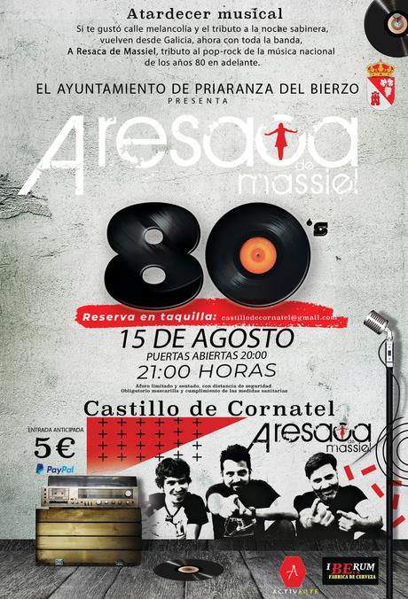Humor y nostalgia en el concierto del sábado en el Castillo de Cornatel con ‘A resaca de Massiel’