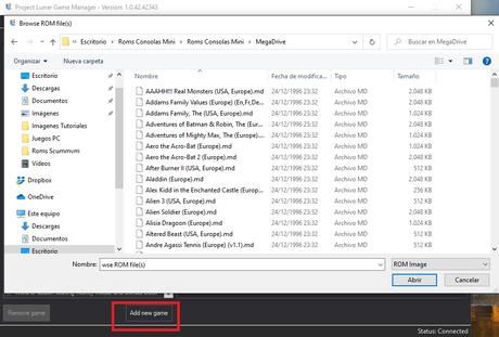 Como añadir más juegos a Mega Drive Mini