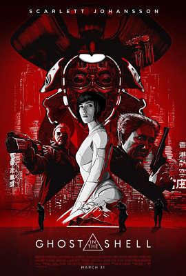 Carteles de películas cyberpunk basadas en libros: Ghost in the shell
