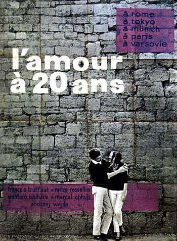 L'amour à vingt ans - Truffaut, Marcel Ophüls, Andrzej Wajda...