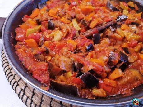 Papas rellenas de pisto Papas rellenas de pisto