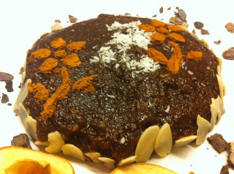 Gelatina de algarroba y coco