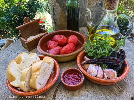 Un gazpacho de poleo en Alburquerque