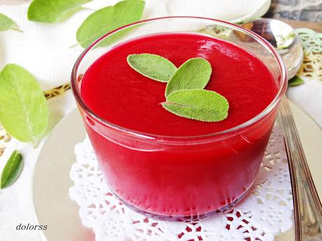 Gazpacho de remolacha Gazpacho de remolacha