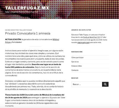 INICIA TALLER FUGAZ EN WORD FEST 3.0