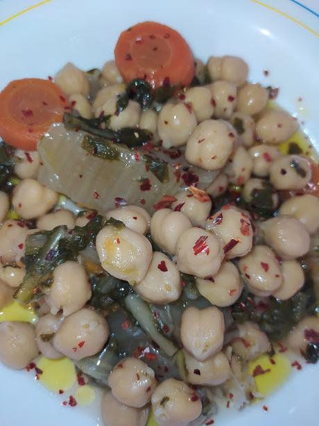 Garbanzos con acelgas, GVTARRA.