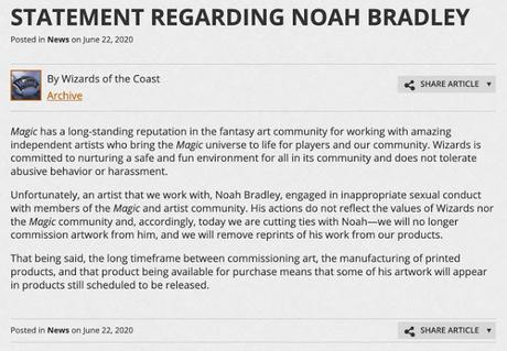 WoTC despidió a Noah Bradley y Terese Nielsen