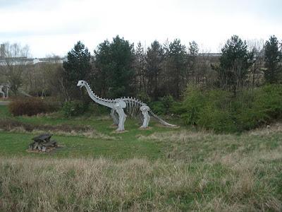 Teessaurus Park, un parque con esculturas dinosaurianas en Middlesbrough
