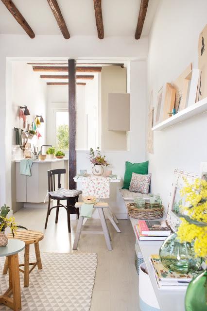 5 casas pequeñas muy bien distribuidas