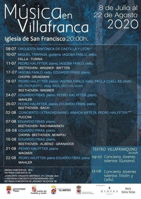 Planes de ocio para el fin de semana en Ponferrada y el Bierzo. 14 al 16 de agosto 2020