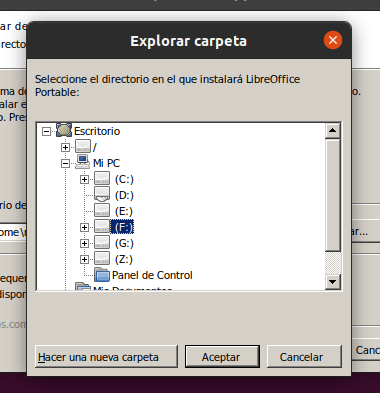 Llevar LibreOffice portable en una memoria USB