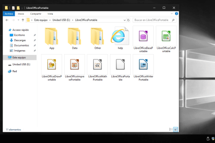 Llevar LibreOffice portable en una memoria USB