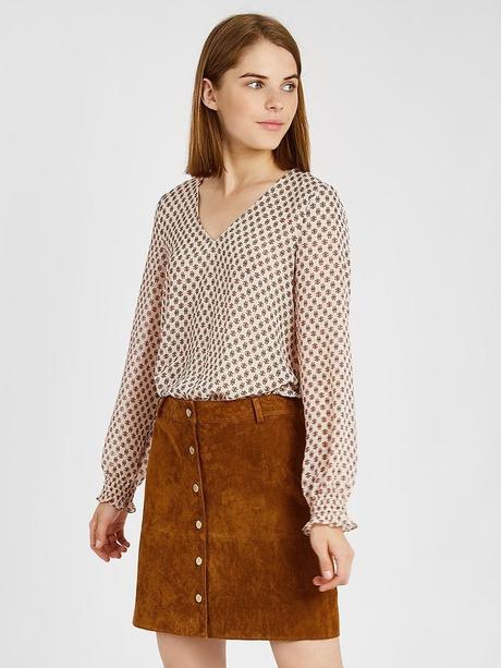 Falda Mini Pata De Gallo Zara