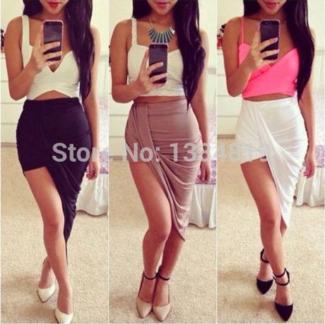 Falda Cruzada Drapeada