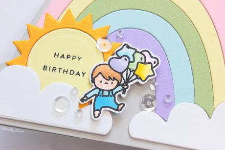 Cutest Rainbow Birthday Card