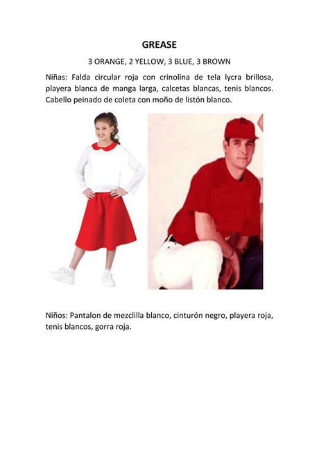 Falda Circular Roja Para Nina