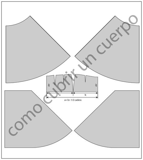 Patron Falda Trapecio