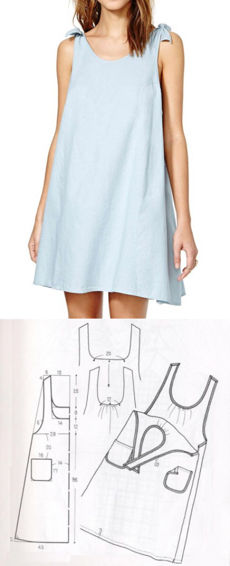 Patron Falda Trapecio