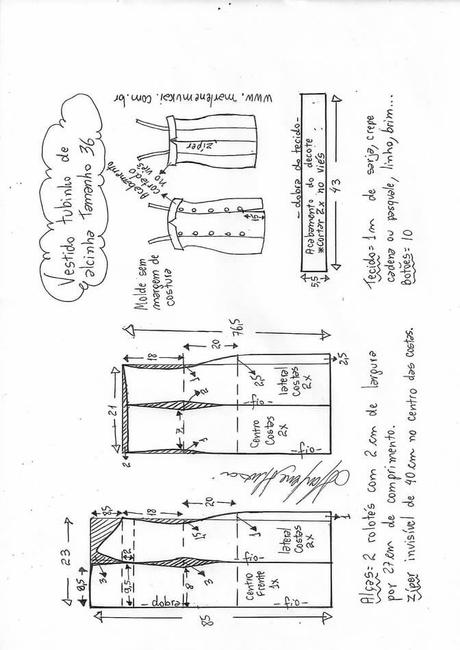 Patron Falda Trapecio