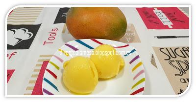 Helado de mango (sin heladera)