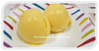 Helado de mango (sin heladera) Helado de mango (sin heladera)