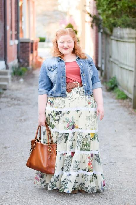 Combinar Falda Flores Larga Combinar Falda Flores Larga