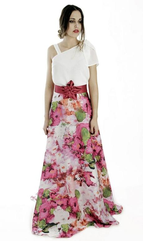 Combinar Falda Flores Larga Combinar Falda Flores Larga