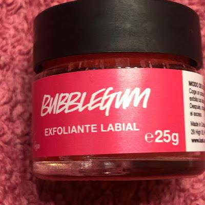 BubbleGum de Lush. Exfoliante Labial