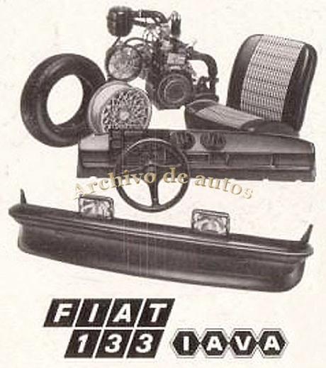 Fiat 133 en la versión de IAVA