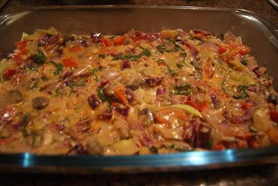 LASAÑA DE VERDURAS Y RUCULA