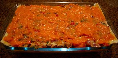 LASAÑA DE VERDURAS Y RUCULA