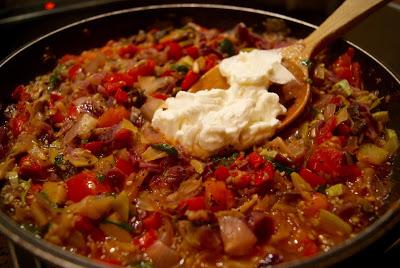 LASAÑA DE VERDURAS Y RUCULA