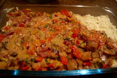 LASAÑA DE VERDURAS Y RUCULA