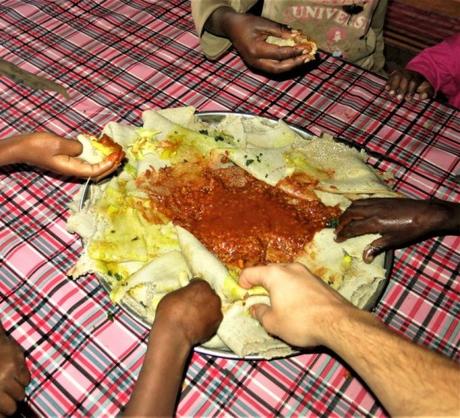 Receta Injera, el pan de Etiopía