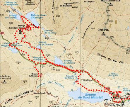 AIGÜES TORTES: Sant Maurici y Refugio de Amitges